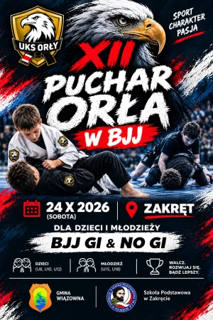 Miniatura akce XII PUCHAR ORŁA BJJ GI & NO GI dla dzieci i młodzieży
